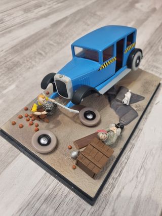 Diorama  Tintín: Accidente apresa Dr.Müller