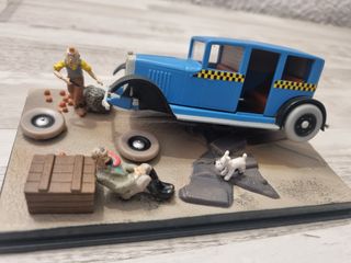 Diorama  Tintín: Accidente apresa Dr.Müller