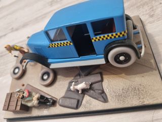 Diorama  Tintín: Accidente apresa Dr.Müller