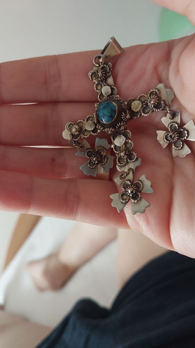 Cruz Mexicana turquesa