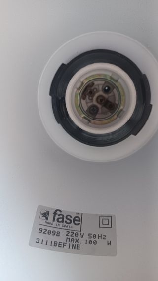 Lámpara vintage flexo negra