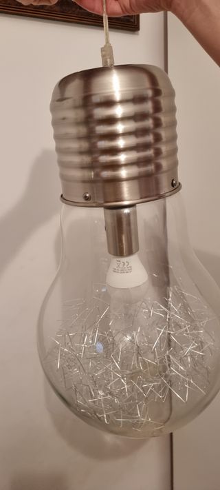Lámpara colgante bombilla gigante