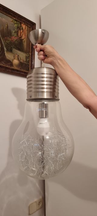 Lámpara colgante bombilla gigante