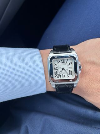 Cartier Santos 100 W20106X8 inmaculado 