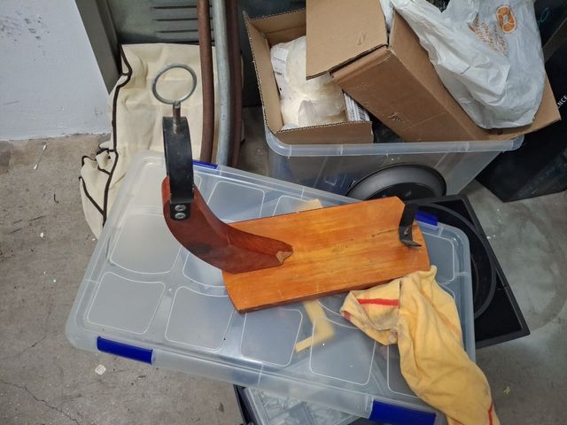 Jamonera  madera vintage