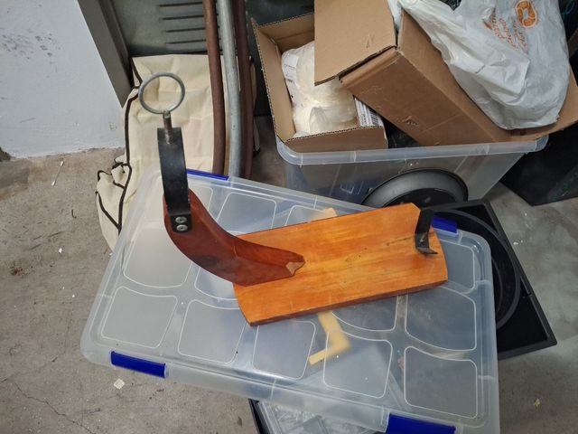 Jamonera  madera vintage