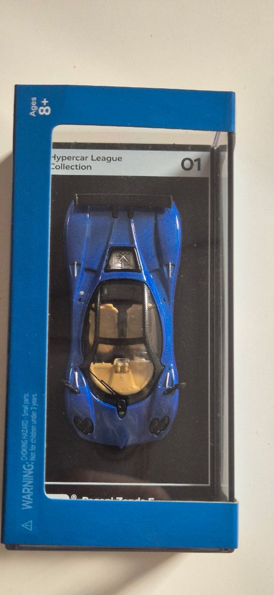 Pagani Zonda F 1/64 azul - PosterCars