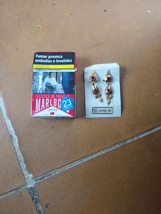 Pendientes chapados oro 18k