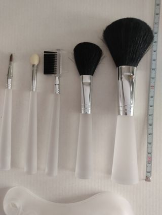 Juego brochas/pinceles maquillaje - 5 piezas