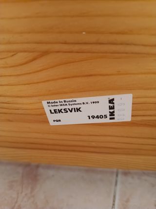 Mesa centro rustica de Ikea - Madera 
