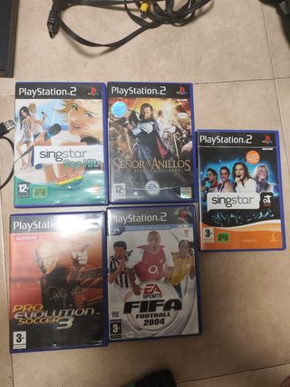 PS2 (PlayStation 2) + juegos + complementos 