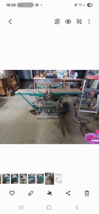 Máquina combinada de carpintería