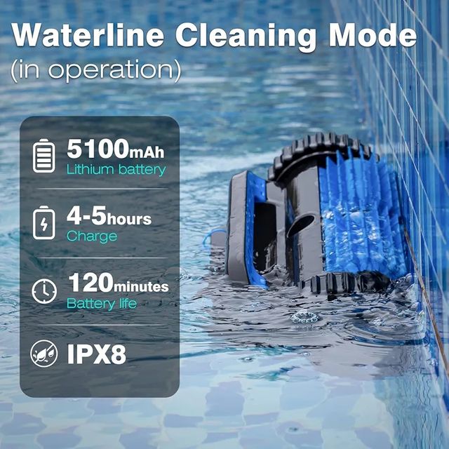 EVERCROSS BOT U8 Robô Limpador de Piscina