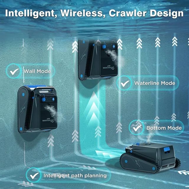 EVERCROSS BOT U8 Robô Limpador de Piscina