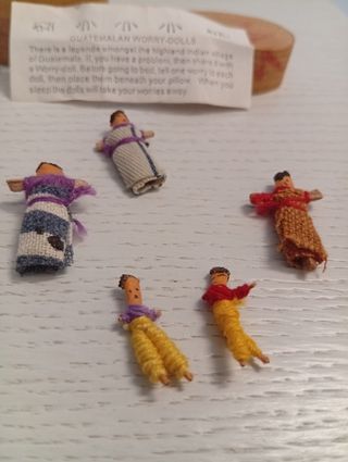 5 Bambole Worry Guatemalteche