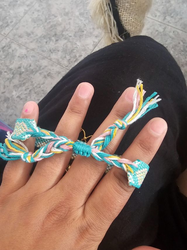 Pulseras abeja multicolor