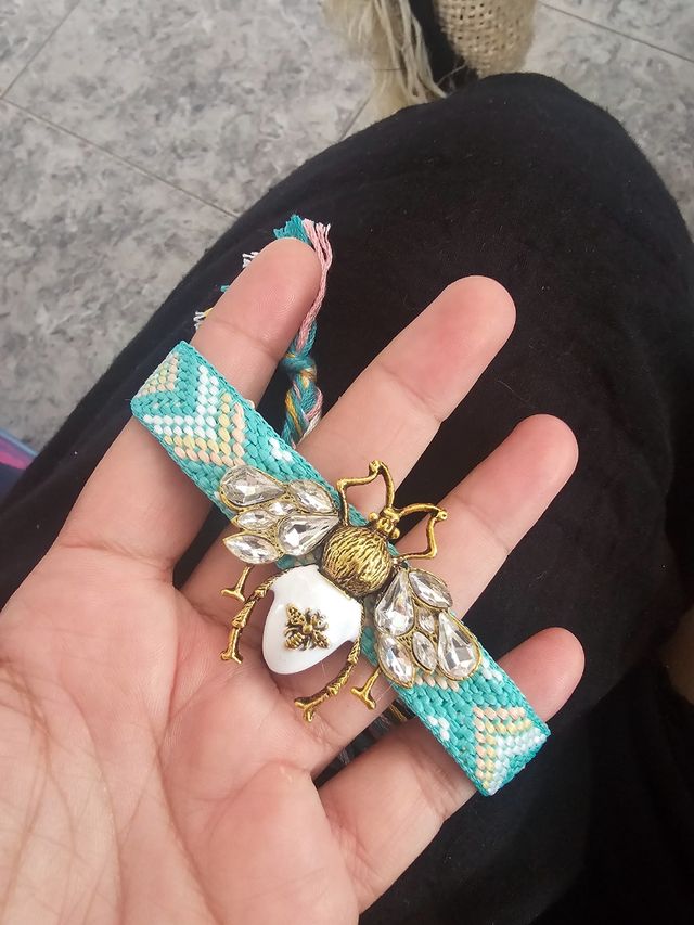 Pulseras abeja multicolor