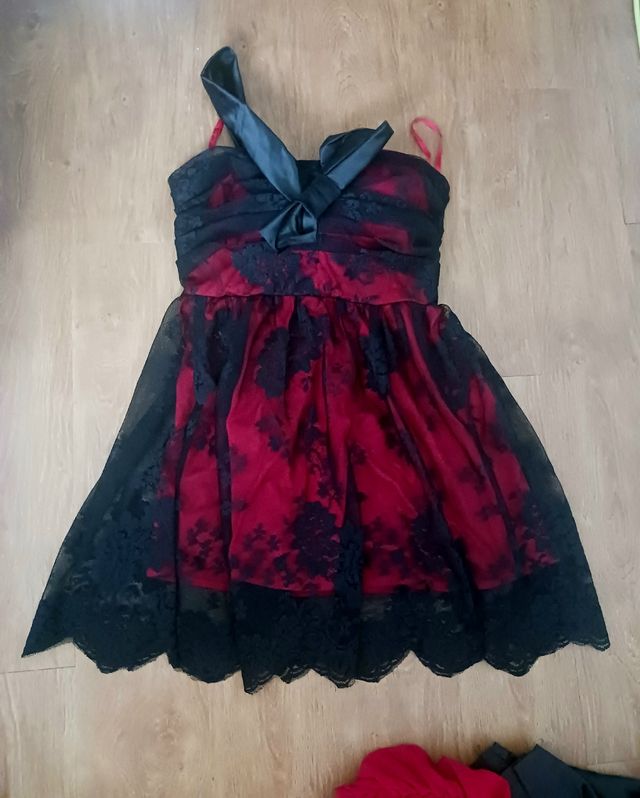 6# Vestidos fiesta cortos talla M - 5 piezas