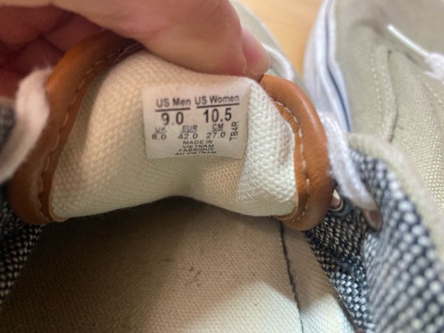 2 Vans Authentic - Beige & Azul