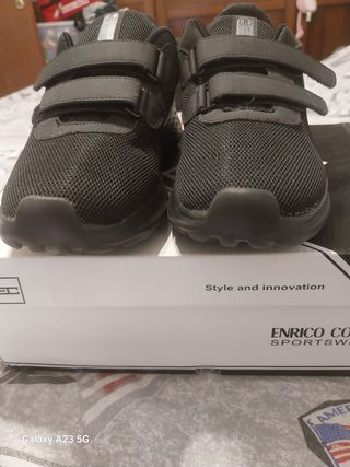 Scarpe Enrico Coveri Velcro - Nere