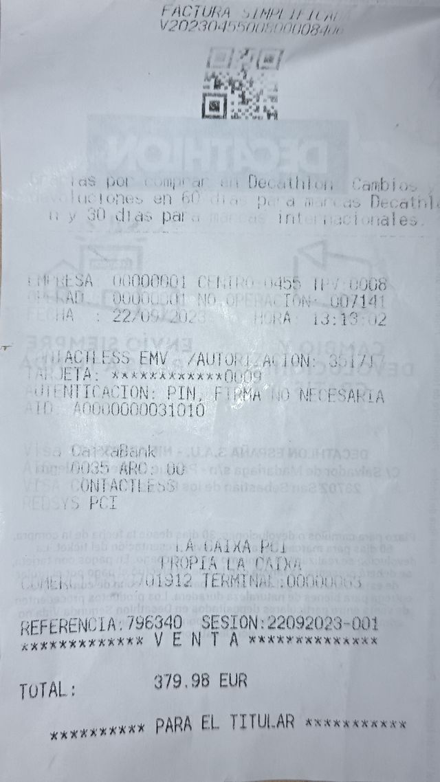 Elíptica DOMYOS FEL500 - 130kg