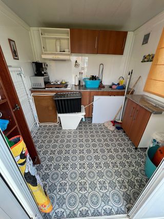 Cocina camping 2,50x2,40m de aluminio y sandwich