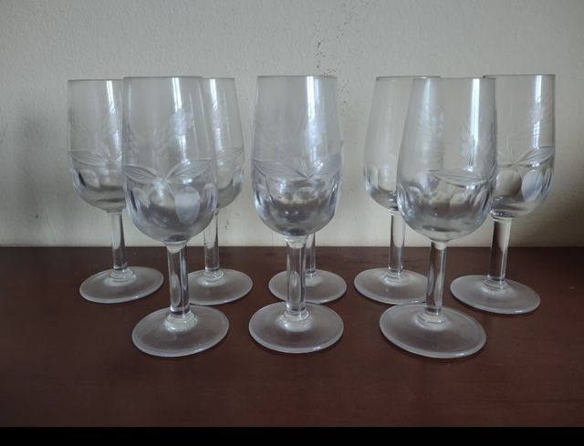 Copas de Vino - Cristal Grabado