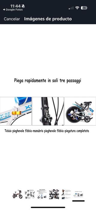 Bicicleta Plegable XQIDA X-20