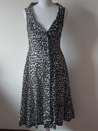 Vestido Zara - S - Leopardo