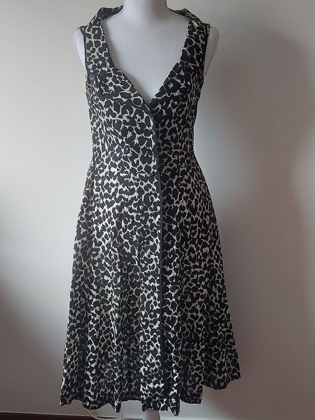 Vestido Zara - S - Leopardo