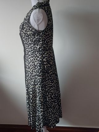 Vestido Zara - S - Leopardo
