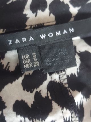 Vestido Zara - S - Leopardo