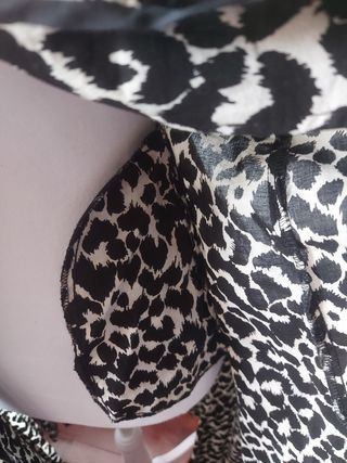 Vestido Zara - S - Leopardo