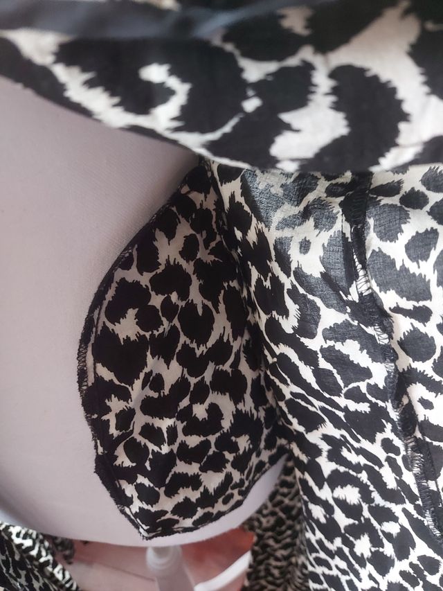 Vestido Zara - S - Leopardo