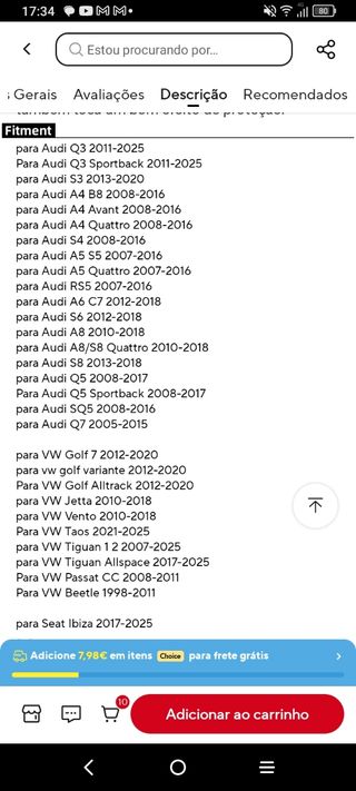 Tampa Tanque Combustível - Diesel