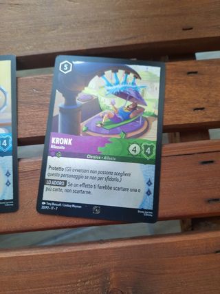 Lorcana: 3 carte promo (Biancaneve, Peggy e Kronk)