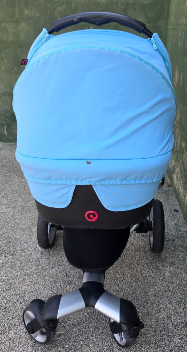 Capazo Concord Proton azul celeste.