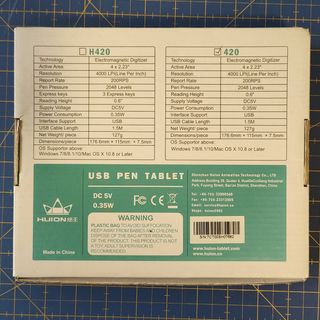 Tableta gráfica Huion USB