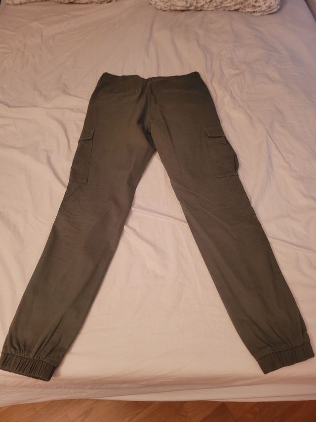 Pantalones Cargo - Verde Oliva