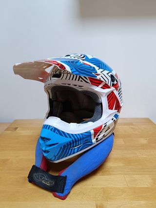 Casco Motocross Acerbis + Collarín Ufo