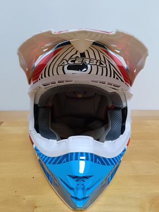 Casco Motocross Acerbis + Collarín Ufo