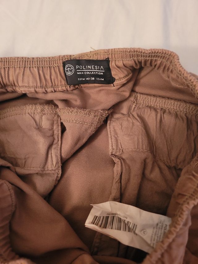 Pantalones cargo Polinesia beige