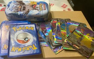 Lata Pokemon + cartas