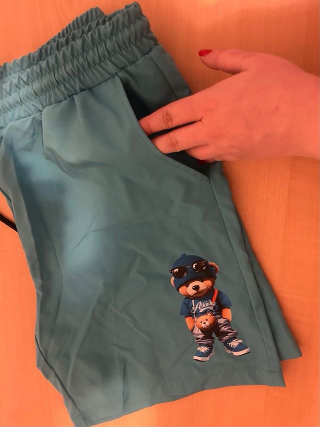 Shorts estivi orsetto