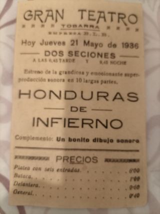Folleto de mano