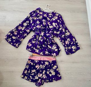 Kimono y shorts Mango - perfecto estado.