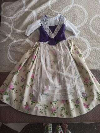 Traje de Fallera de huertana niña 5-7 años
