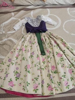 Traje de Fallera de huertana niña 5-7 años