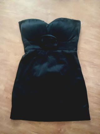 7# lote 5 Vestidos Fiesta Talla S - Rojo y Negro