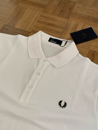 Polo Fred Perry blanco